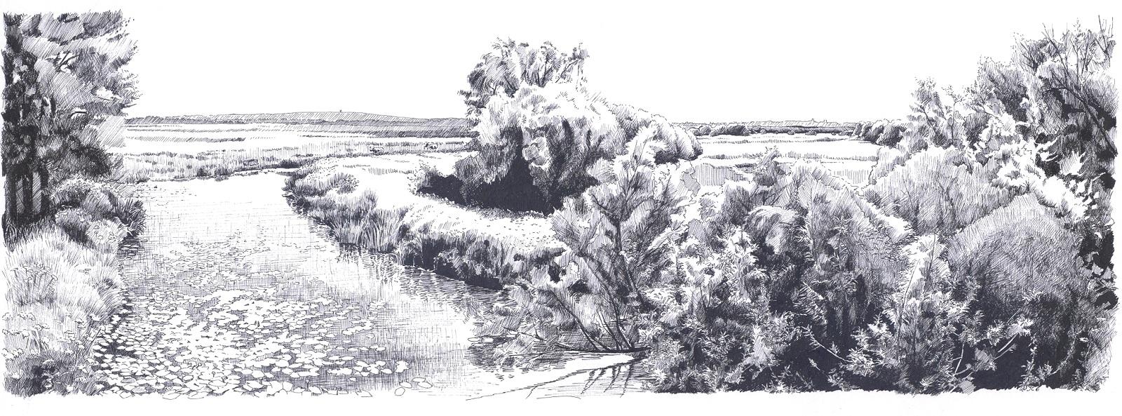 Table de paysage à Baupte