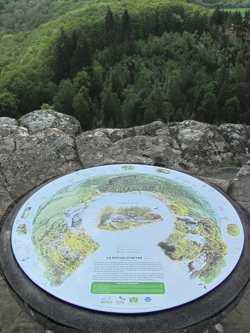 Table d'orientation des Roches d'Oëtre