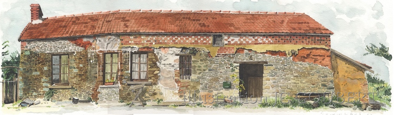 Maison en terre a saint fromond 1