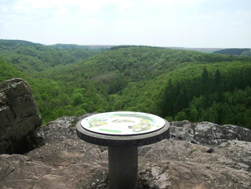 Table d'orientation des Roches d'Oëtre