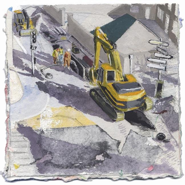 Travaux de la rue Clemenceau